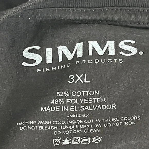 Simms Men’s Tee Size 3X - Picture 5 of 5